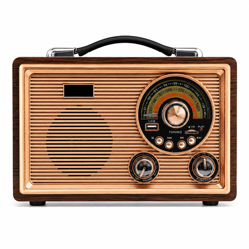 GLR R-9022BTL Nostaljik Görünümlü Bluetooth Radyo Hoparlör