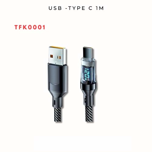 USB -TYPE C1M - Dijital Göstergeli