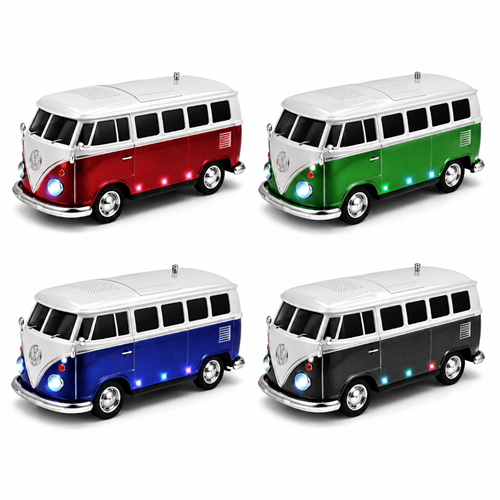 Glr_Tech WS-267 Klasik Minibüs Tasarımlı Bluetooth Hoparlör