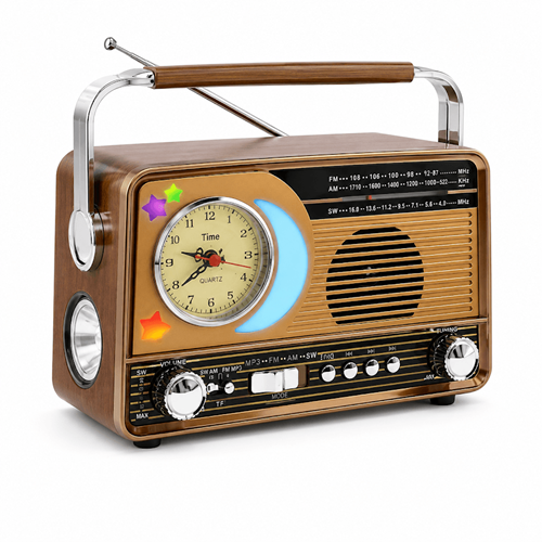 GLR YG-7030BT Nostaljik Görünümlü Bluetooth Radyo Hoparlör