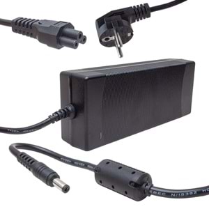 POWERMASTER PM-10166 24 VOLT - 5 AMPER - 120 WATT 5.5*2.5 UÇLU PLASTİK KASA MASAÜSTÜ ADAPTÖR