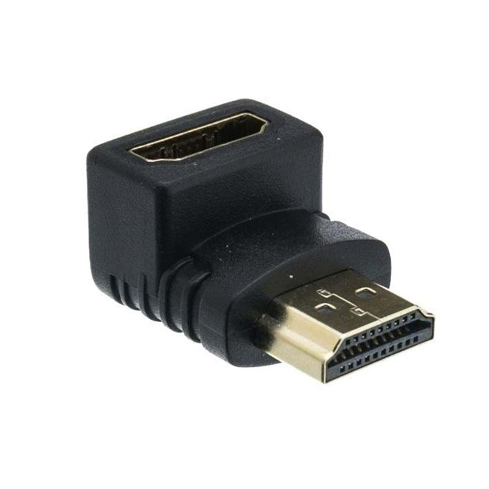 POWERMASTER L TİP 90 DERECE HDMI DİŞİ ERKEK ARA DİRSEK APARATI
