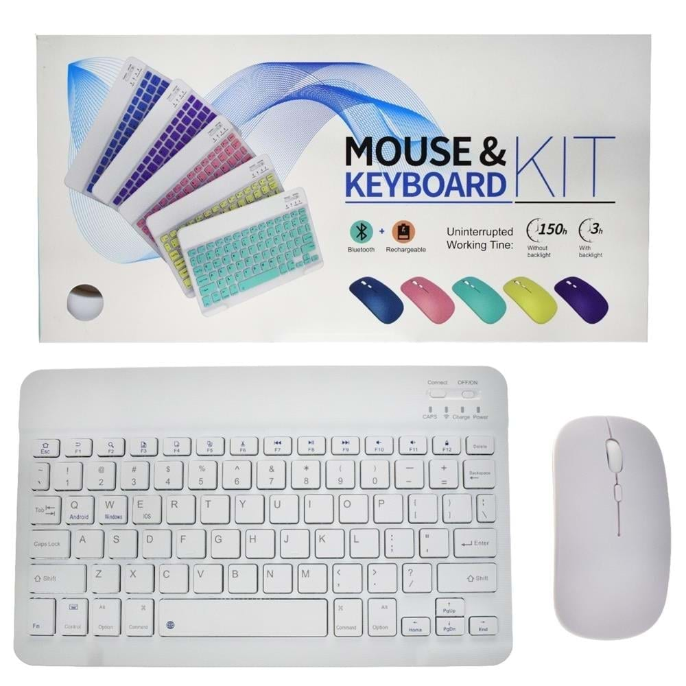 GLRTECH 10 İNÇ BLUETOOTH MOUSE-KLAVYE SETİ