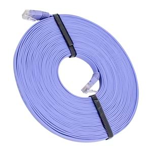 POWERMASTER 10 METRE POŞETLİ CAT6 YASSI KABLO