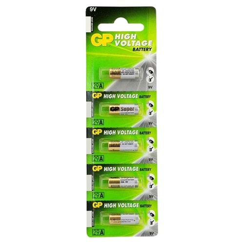 GP 29A 9 VOLT ALARM PİLİ ADET FİYATIDIR