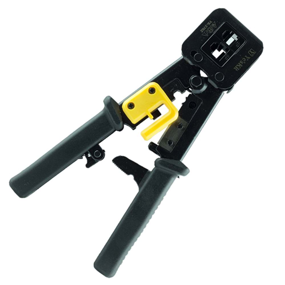 POWERMASTER YK-376Z RJ11/RJ12/RJ45 AÇIK UÇLU EZ RJ45 ÜÇLÜ LÜKS PENSE