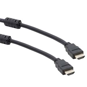 POWERMASTER PLASTİK DÜZ SİYAH 20 METRE HDMI KABLO POŞETLİ