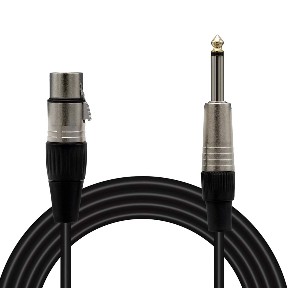 MAGİCVOİCE LD379B 6.3 MM MONO ERKEK + CANON DİŞİ 5 METRE KABLOMAGİCVOİCE LD379B 6.3 MM MONO ERKEK + CANON DİŞİ 5 METRE KABLO