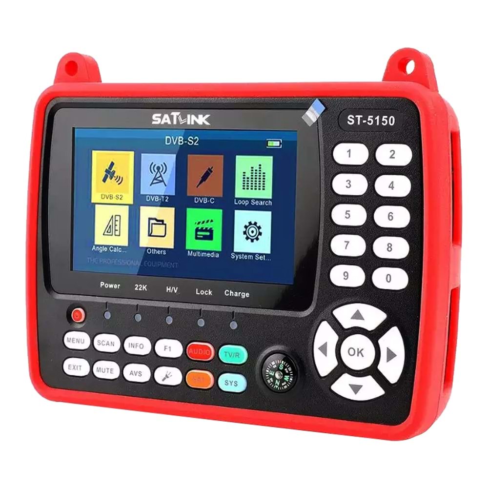 SATLINK ST-5150 FULL HD COMBO DVB-S/S2/C/T/T2 - 4.3'' EKRANLI GÖRÜNTÜLÜ HD UYDU YÖN BULUCU