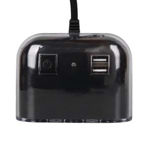 OLESSON 1505 12-24V ÇİFT USB GİRİŞLİ 120W 80CM KABLOLU 3'LÜ ARAÇ ÇAKMAK ÇOKLAYICI