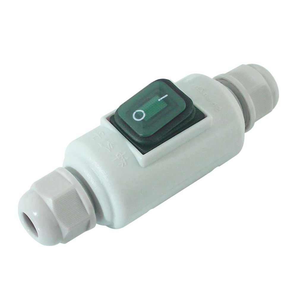 POWERMASTER PM-26936 SU GEÇİRMEZ BEYAZ SWİTCH 4 PİN 6A-250VAC