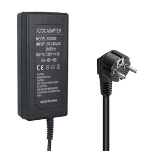 POWERMASTER AD0002 36 VOLT 2 AMPER 3 PİN SCOOTER ŞARJ ADAPTÖRÜ