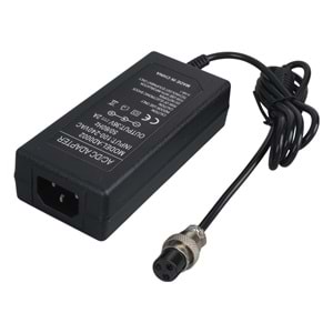 POWERMASTER AD0002 36 VOLT 2 AMPER 3 PİN SCOOTER ŞARJ ADAPTÖRÜ