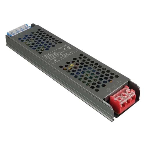 LEDX ALN-M1225 12 VOLT 25 AMPER 210X25X18MM ULTRA SLIM METAL KASA ADAPTÖR