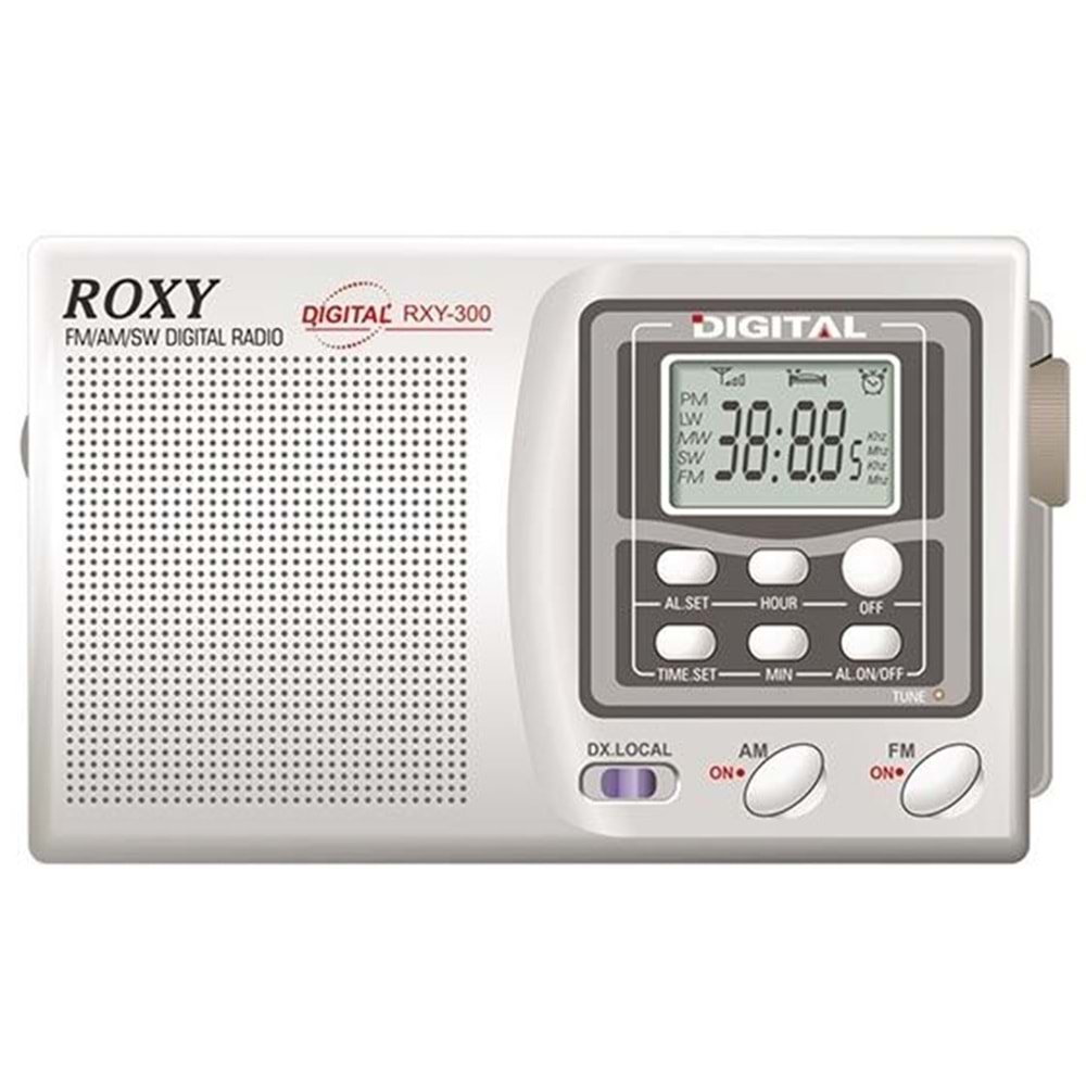 ROXY RXY-300 DIGITAL EKRANLI 10 BAND FM RADYO
