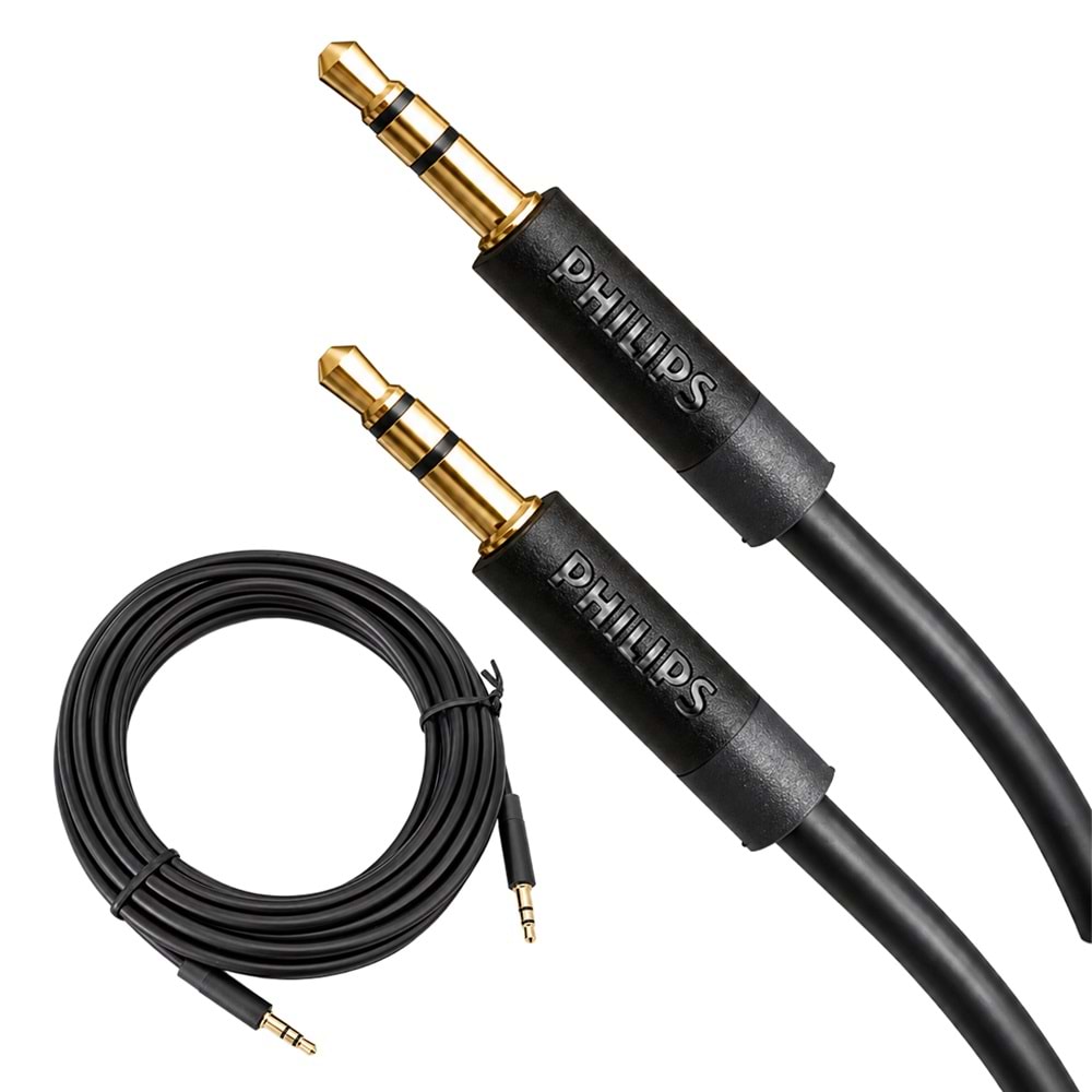 PHİLİPS SWR2102S/93 5 METRE 3.5MM ERKEK - ERKEK AUX STEREO SES KABLOSU Hİ-Fİ