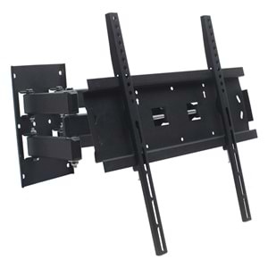 POWERMASTER PWR-H48 22'' - 55'' ÇİFT KOLLU KİLİTLİ HAREKETLİ DUVAR ASKI APARATI 40X40 VESASI