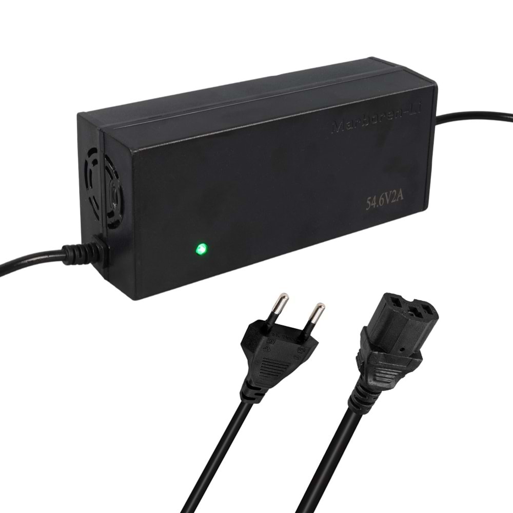 POWERMASTER 54.6 VOLT - 2 AMPER LI-ION LİTYUM PİLLER İÇİN ELEKTRİKLİ BİSİKLET ŞARJ CİHAZI