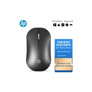 HP DM10 WIRELESS BLUETOOTH KABLOSUZ SESSİZ MOUSE GRİ