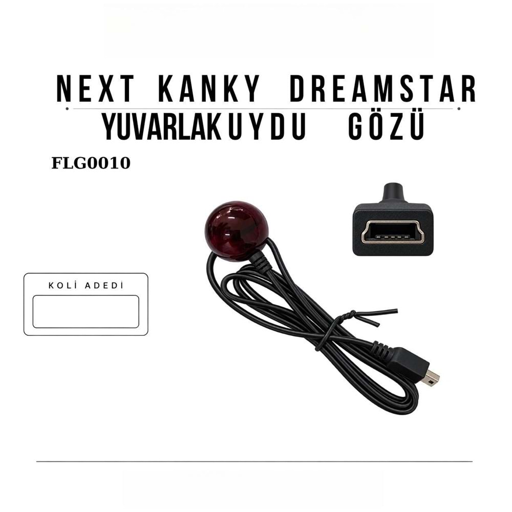 NEXT KANKY - DREAMSTAR YUVARLAK KUMANDA GÖZÜ 5 PİNLİ