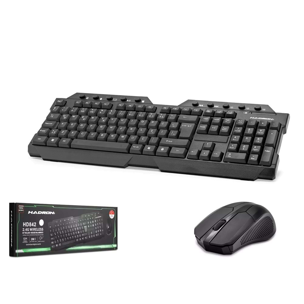 HADRON HD842 KLAVYE & MOUSE SET WIRELESS Q