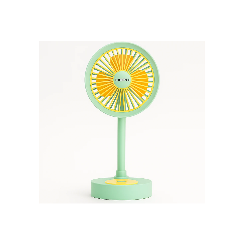 HEPU HP-F26 USB Şarjlı Sessiz Masaüstü Mini Fan