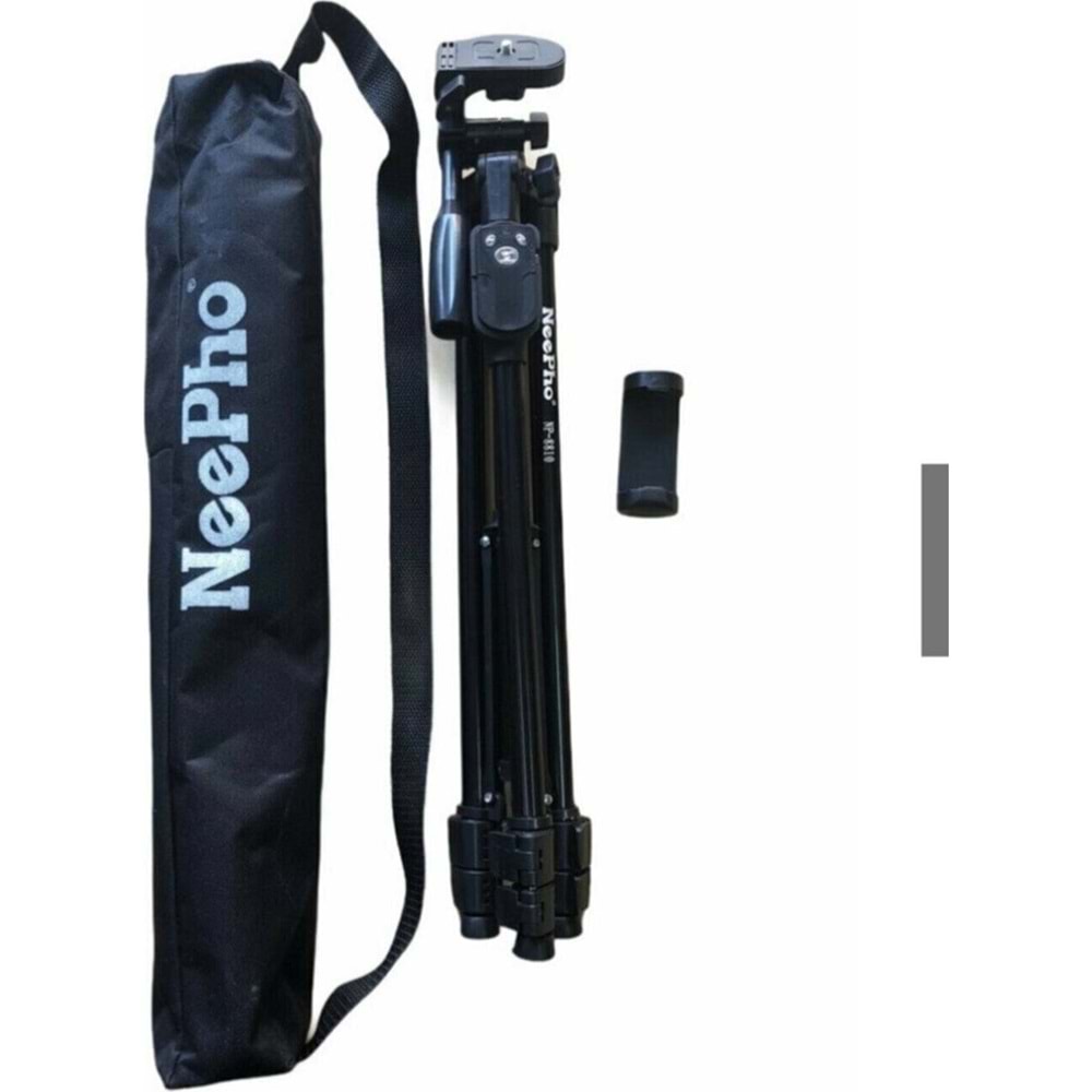 Neepho NP-8810 140 cm Tripod Bluetooth Kumandalı Profesyonel Telefon Kamera Tutucu Çantalı Tripot