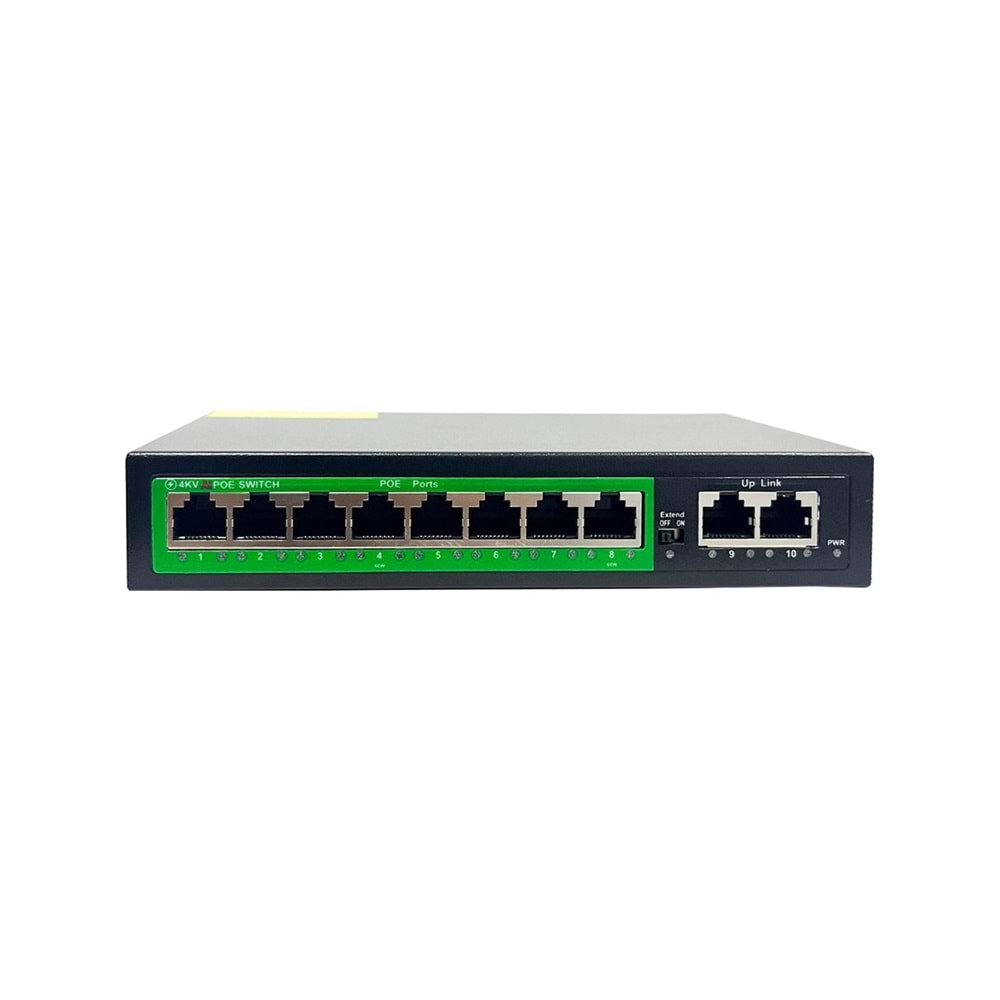 Rose PR-820 8+2 Port 10/100 Poe Switch