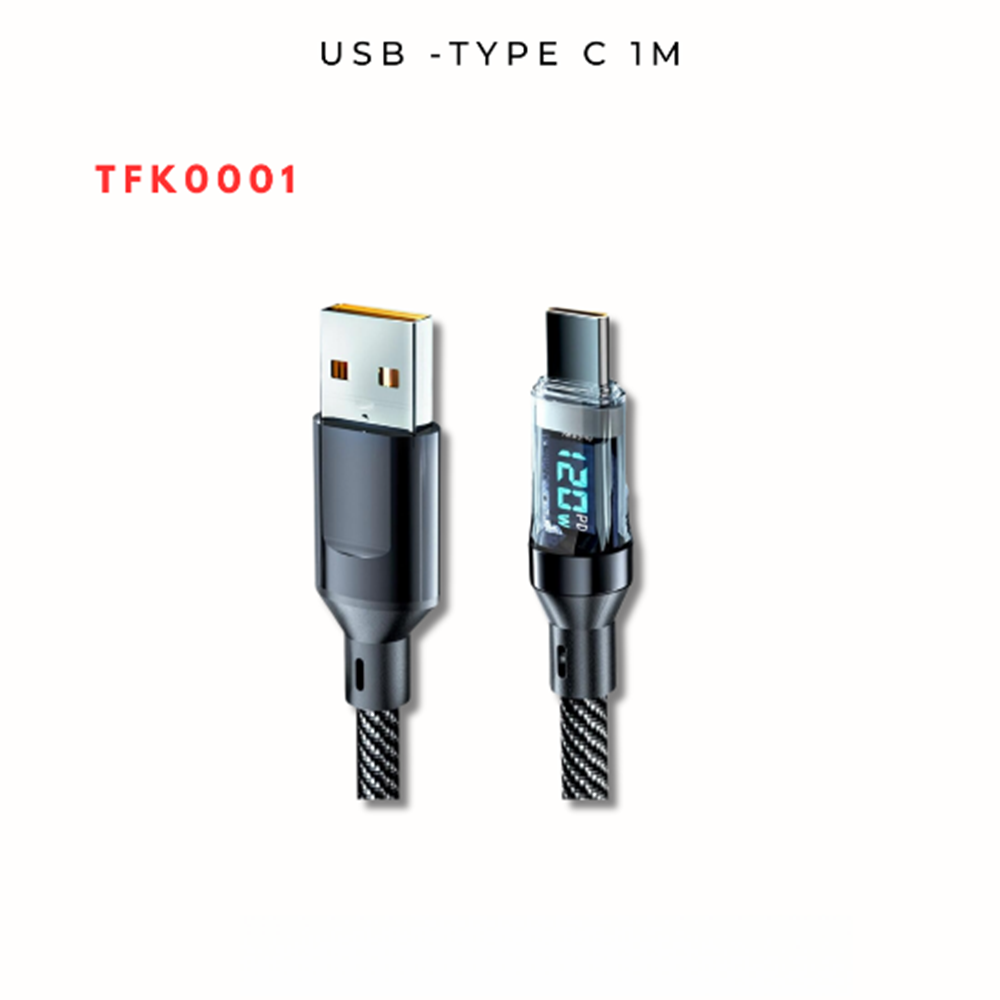 USB -TYPE C1M - Dijital Göstergeli