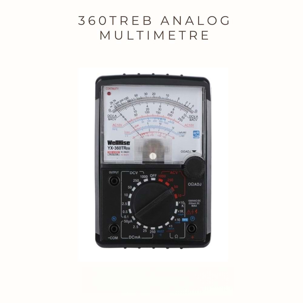 360treb Analog Multimetre