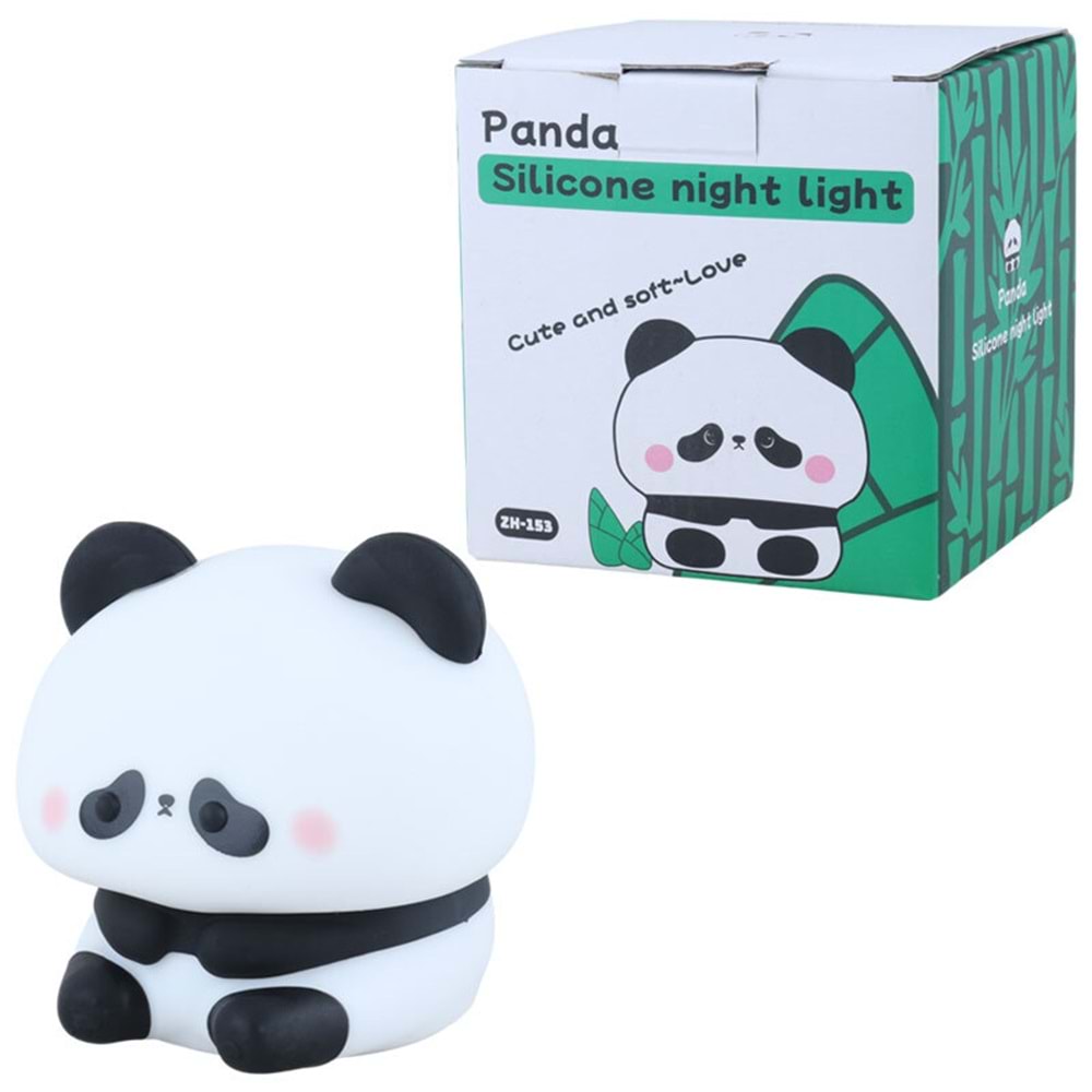 Panda Gece Lambası Her geceyi güven verici bir ana dönüştürmek için sevimli bir gece lambası